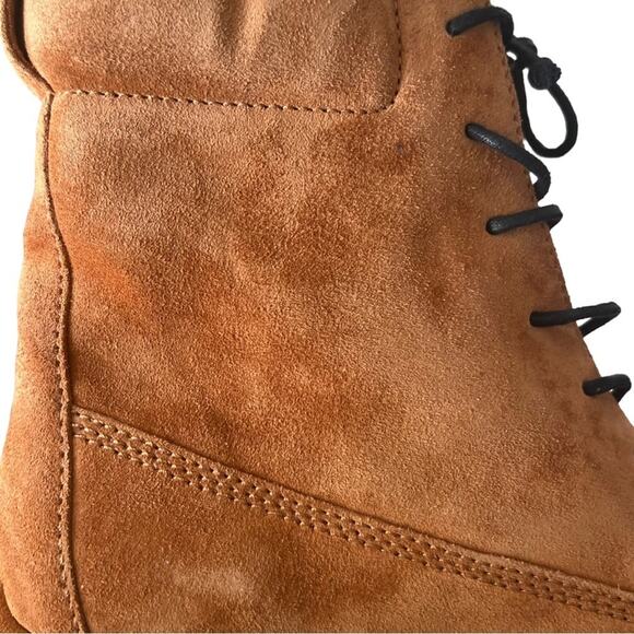 Rag & Bone Sloane Suede Platform Lace Up Combat Boots Size 41 - Picture 8 of 16